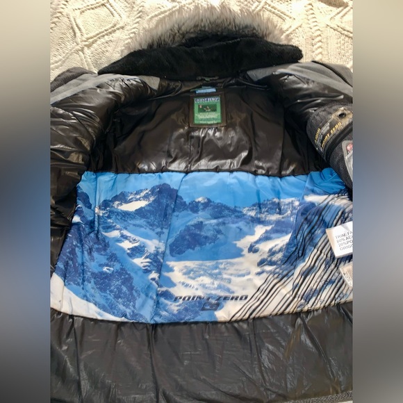 * Point Zero Premium Duvet Down Feather Winter Cold Jacket * Small * Puffer * - Picture 9 of 14